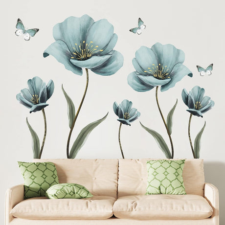 Stickers de Pared Flores y Mariposas - Decoración Creativa