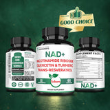 Suplemento NAD+ con Nicotinamida Ribósido 900mg - 60 cápsulas