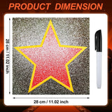 Gersoniel 38 Packs Decoración con Estrellas para Fiesta Oscar