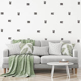 Decal de Pared Boho 264 Piezas, Moderno, Autoadhesivo