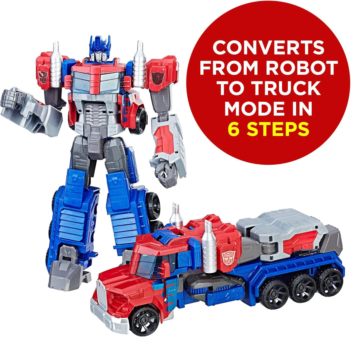 Figura de Acción Optimus Prime - Transformers, 11 pulgadas