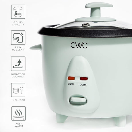 Olla arrocera 6 tazas COOK WITH COLOR, 300W, modelo 6 Cup