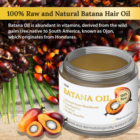 Aceite de Batana Crudo Orgánico para Crecimiento del Cabello