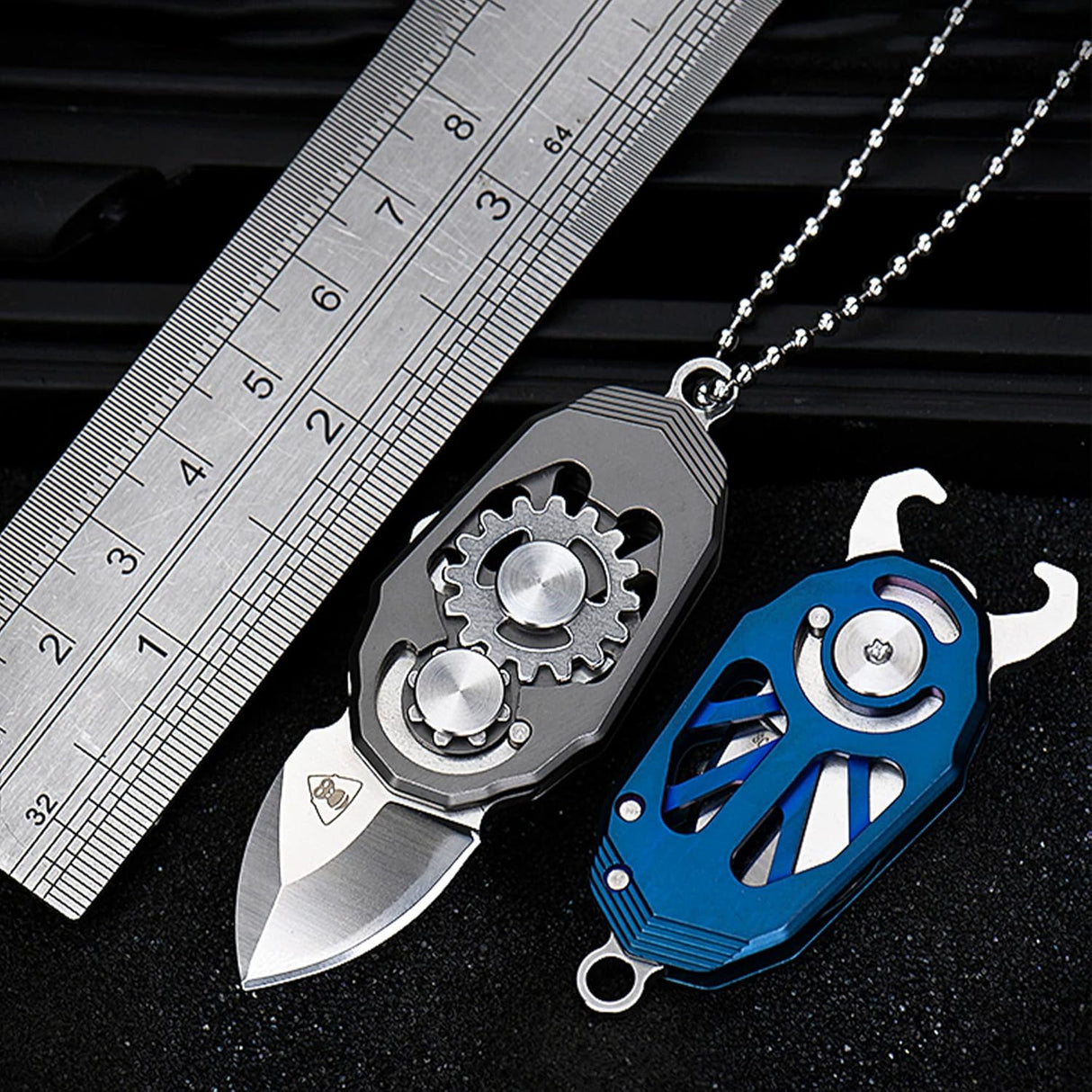 Cuchillo plegable de acero inoxidable EDC para viajes