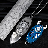 Cuchillo plegable de acero inoxidable EDC para viajes
