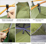 Tienda de campaña 2 personas Night Cat, impermeable, liviana, 7x4.4ft