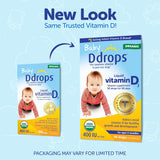 Ddrops Vitamina D Orgánica 400 IU 90 Gotitas Sin Aditivos