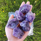 Amatista - Piedras naturales en bruto de 2 pulgadas, cristales