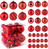 Adornos Navideños Shatterproof 36pcs, Decoración Árbol, Modelo.