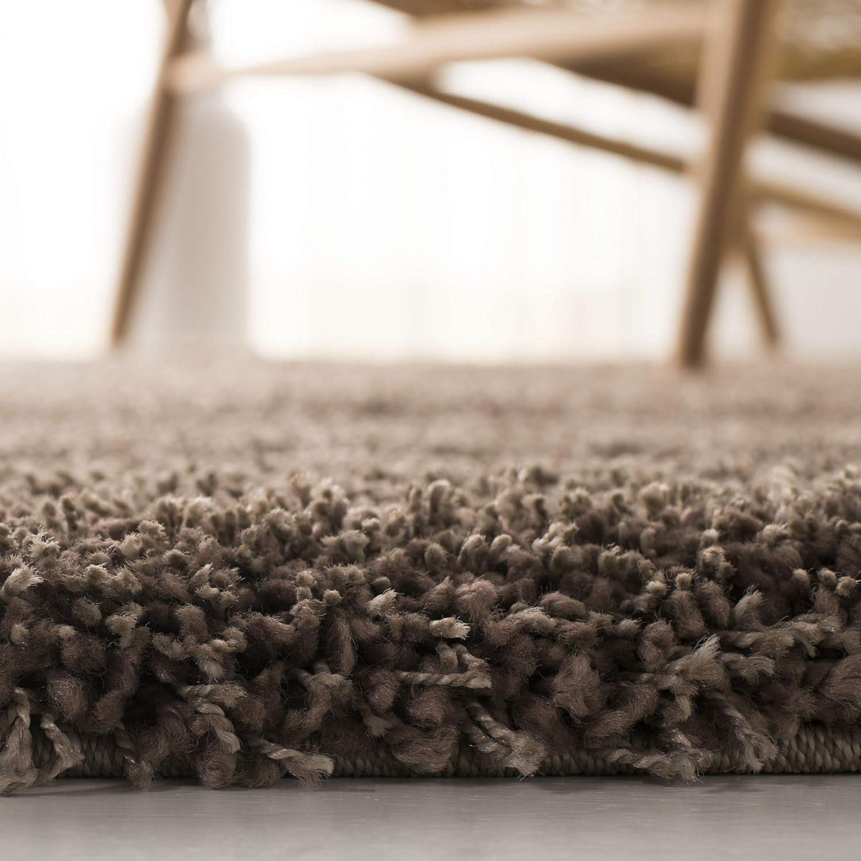 Alfombra Runner Shag 2'3 x 15, Antideslizante y Fácil Cuidado