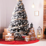 Funda de Árbol de Navidad Ruffle Shiny Tulle Doble Capa 48