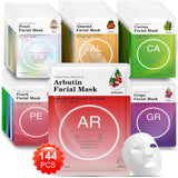 Sheet Facial Masks, Hydrating & Moisturizing, Natural Skincare