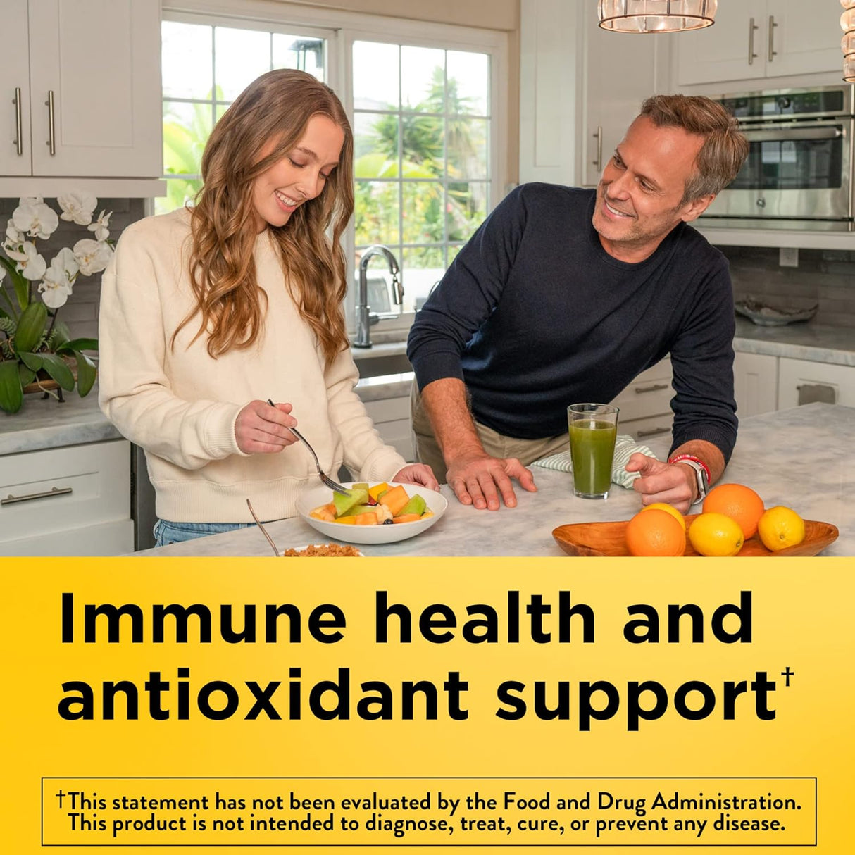 Suplemento Vitamina C masticable de 500 mg  inmunológico 150