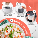 Cocedor de arroz y pasta, marca X, diseño sin desorden, 8 tazas