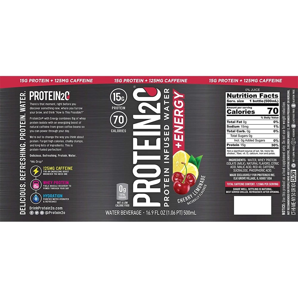 Suplementos Alimenticios  Agua con infusión de proteínas