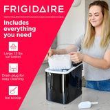 Máquina de Hielo Portátil Frigidaire 26 lbs/día Compacta