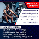 Suplemento Tribulus Terrestris 98%  Ashwagandha 17,000 mg
