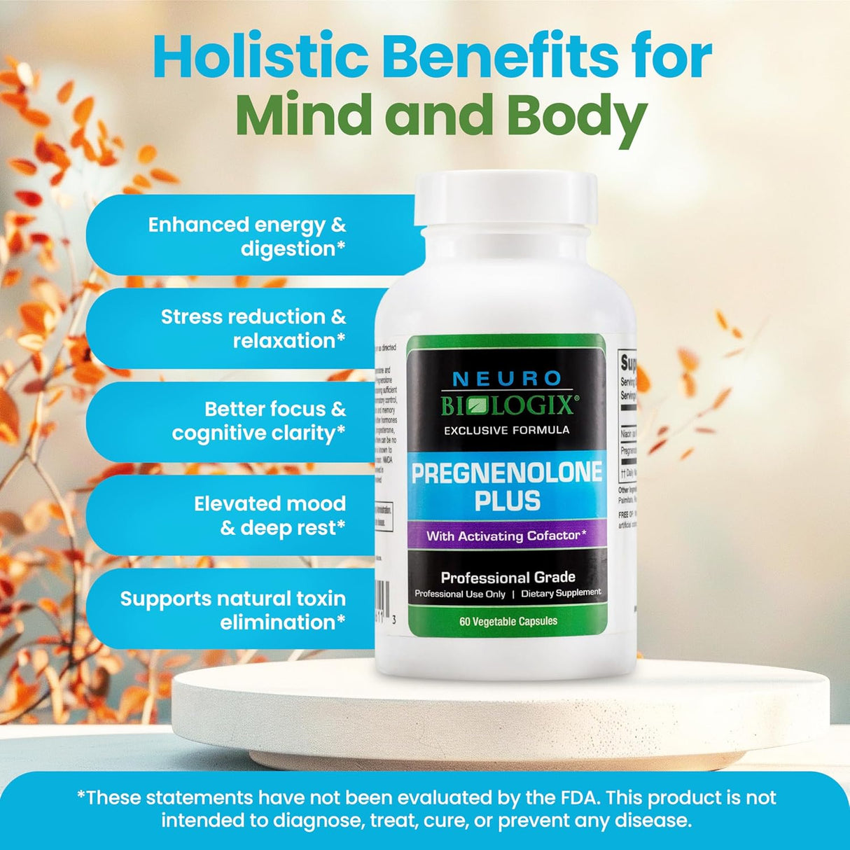 Suplemento de Pregnenolona Plus - Energía y Equilibrio Hormonal