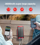 Power Bank GOODaaa 36000mAh Carga Inalámbrica y Solar