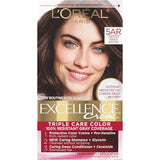 Crema de tinte permanente para cabello Excellence