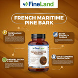 Extracto de Corteza de Pino Francés FineLand 450 mg 200 Caps