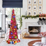 Árbol de Navidad MACTING de 5ft con luces, fácil de montar