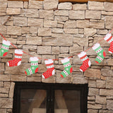 Banderas de Navidad, decoración colgante, 4 piezas, papel