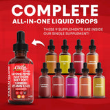 Suplemento Nutra Cayenne + Berry, D3 K2, Cúrcuma, Ginseng, Berberina