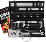 Set de Accesorios para BBQ 21pc ROMANTICIST, Acero Inoxidable