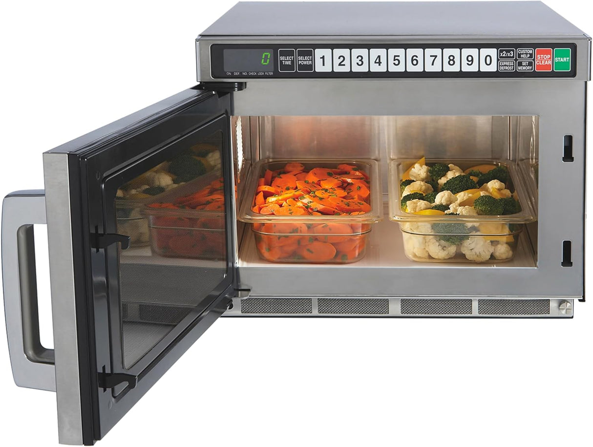 Microondas Comercial Sharp R-CD1800M, 1800W, Alta Capacidad