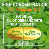 Aceite de orégano en softgels Organics, 120 cápsulas