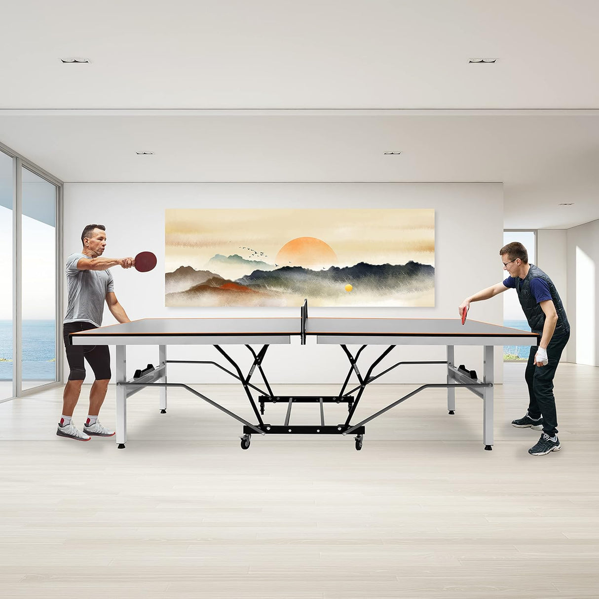 Mesa de tenis duradera plegable SERENELIFE SLPPTB22