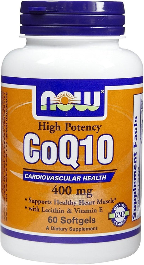 Now Foods CoQ10 400 mg 60 Cápsulas