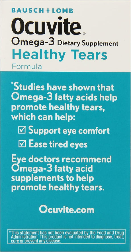 Suplemento Bausch + Lomb Ocuvite Healthy Tears 60 unidade