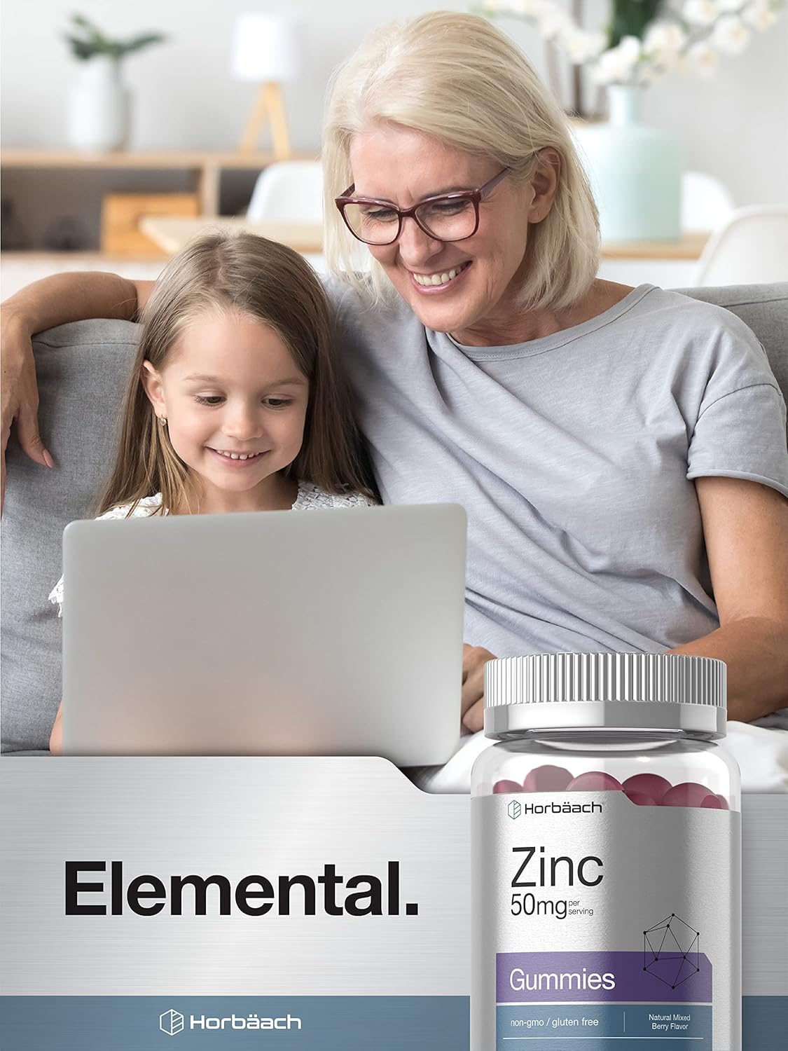 36 cepasGomitas de zinc de 50 mg 70 unidades Fórmula vegana