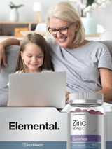 36 cepasGomitas de zinc de 50 mg 70 unidades Fórmula vegana