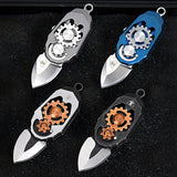 Cuchillo plegable de acero inoxidable EDC para viajes