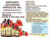 Aceite de Hibisco Orgánico Virgen para Rostro, Piel y Cabello