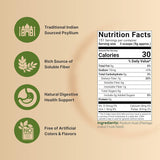 Psyllium Husk Powder 3 Lbs NatureBell, Sin aditivos, Gluten Free