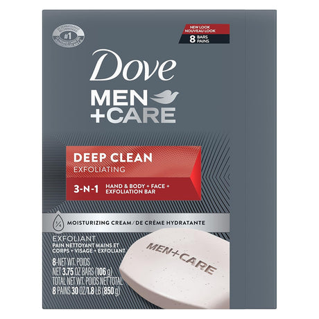Barra corporal y facial más hidratante DOVE MEN + CARE