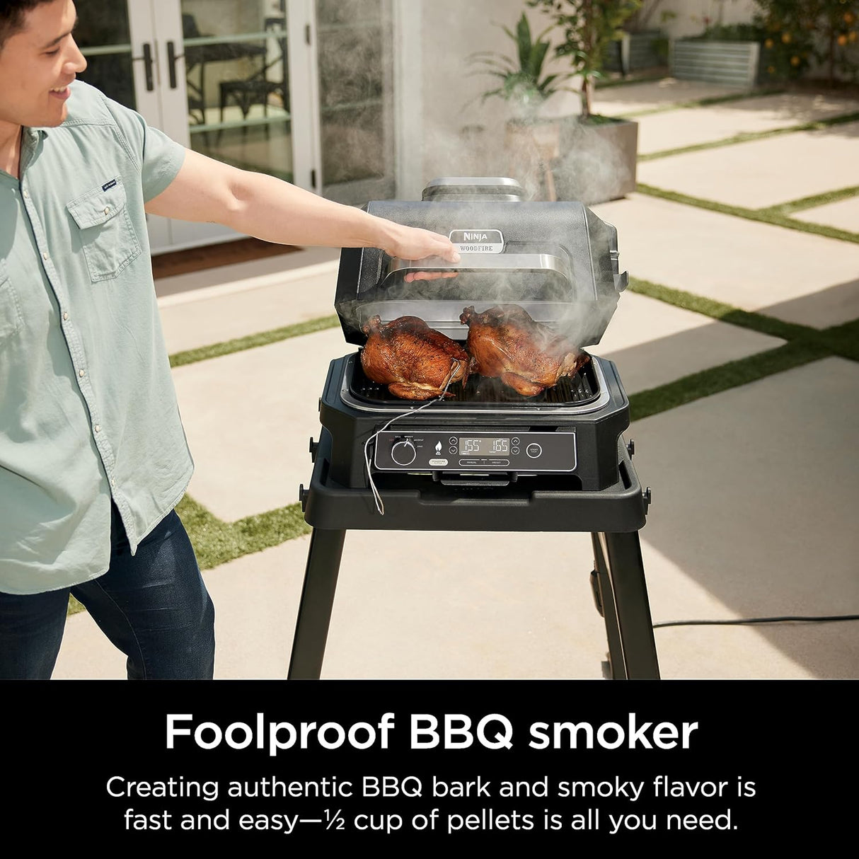 Parrilla y Ahumador 4 en 1 OG850 Woodfire Pro XL