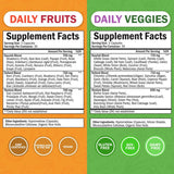 Suplemento diario de frutas y verduras 47 variedades 180 cáp