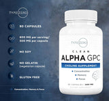 Suplemento de Colina Alpha GPC Ultra Limpio y Sin Soja