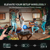 Proyector EAZZE D1 Pro 1080P, WiFi, Bluetooth, Dolby Audio