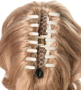 Fibra sintética Natural Textured Curly Ponytail Clip