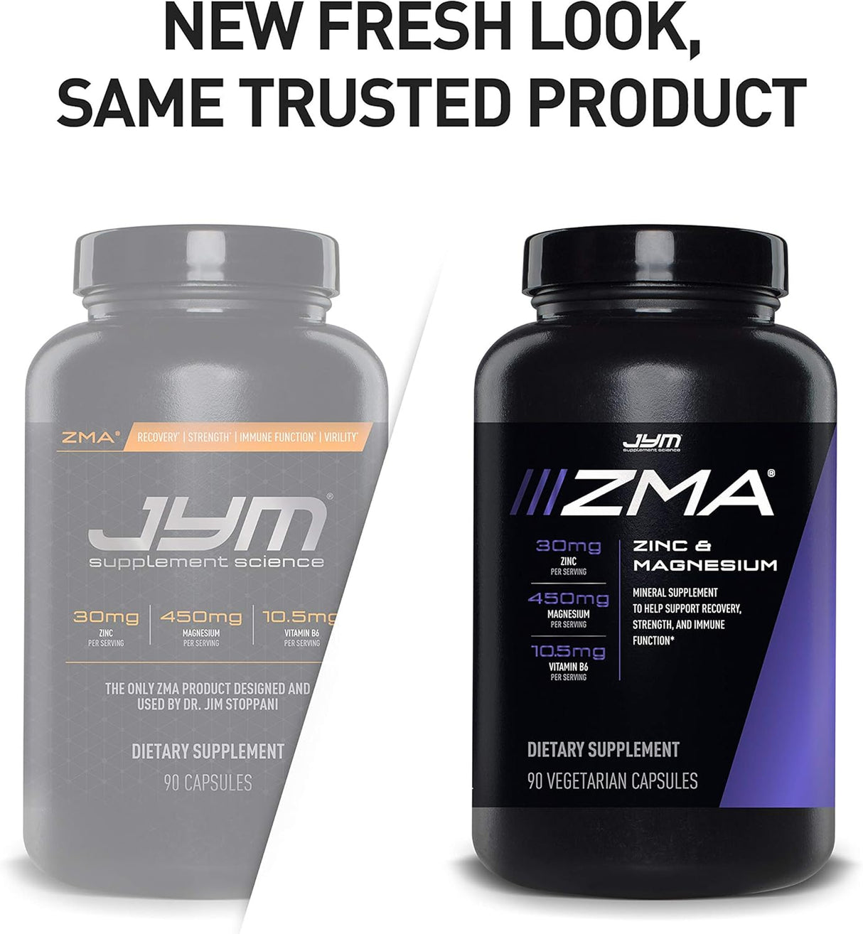 Suplemento ZMA JYM zinc de magnesio 90 cáp  vegetarianas