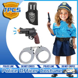 Disfraz de Policía para Niñas, Juego de Rol Infantil, Modelo 2023
