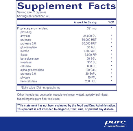 Suplementos Alimenticios Enzimas