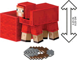 Figura de acción oveja Minecraft Mattel con accesorios, escala 5.5