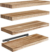 Estantes Flotantes AMADA HOMEFURNISHING de Madera, Set de 4
